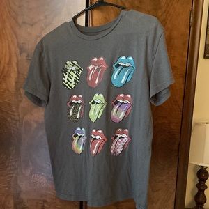Rolling Stones Logo Band Tee Shirt
